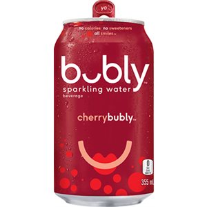 Bubly eau pétillante cerise 355ml