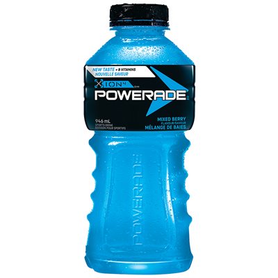 Powerade bleu 591ml.