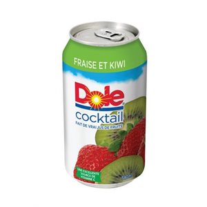 Dole kiwi fraise canette 340ml.