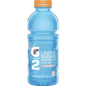 Gatorade bleu bouteille 591ml.