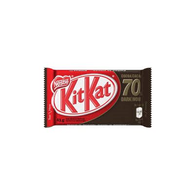 Chocolat kit kat noir 70% 41g.