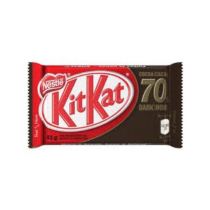 Chocolat kit kat noir 70% 41g.