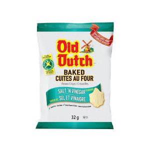 Old Dutch sel & vinaigre cuite au four 55g.