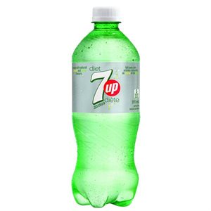 7 Up diète bouteille 591ml.